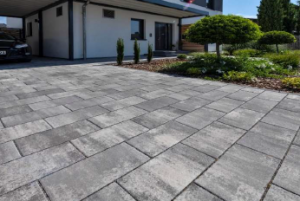 Big Öko Pflaster grau-anthrazit meliert_Art. Nr. 0509_Ausstellung Nr. 122